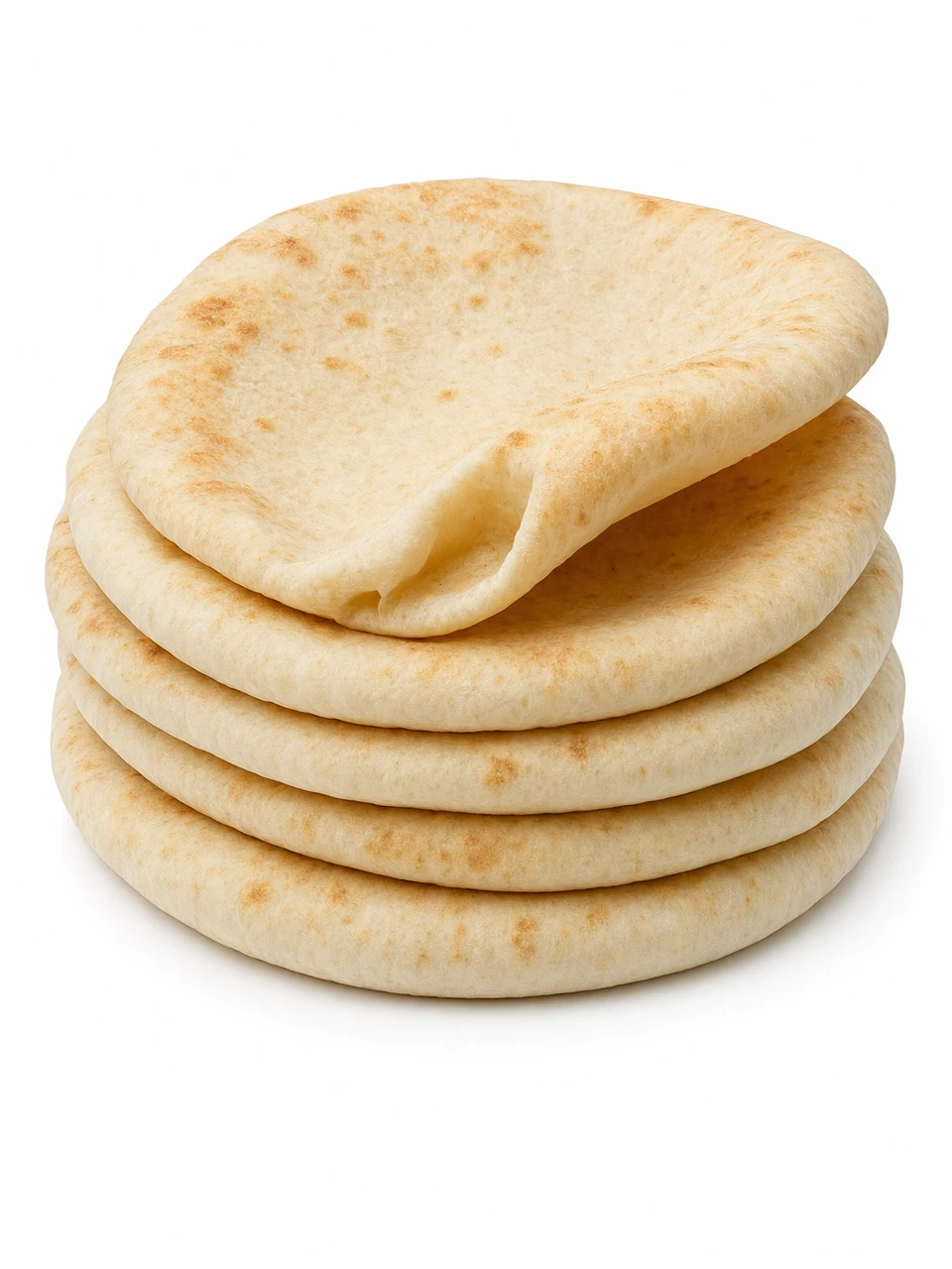 خبز عربي، 6 أرغفة