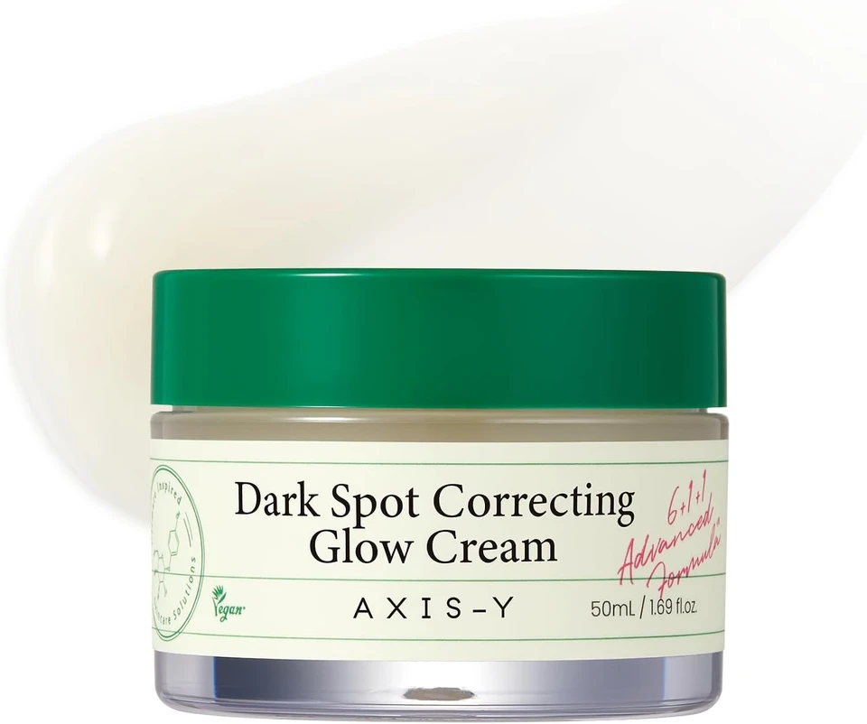 AXIS‑Y Dark Spot Correcting Glow Cream 50ml with 2% Alpha‑Arbutin, 5% Niacinamide & Ceramide NP – Brightening, Hydrating, Barrier‑Strengthening Gel‑to‑Water Moisturizer for Even, Radiant Skin