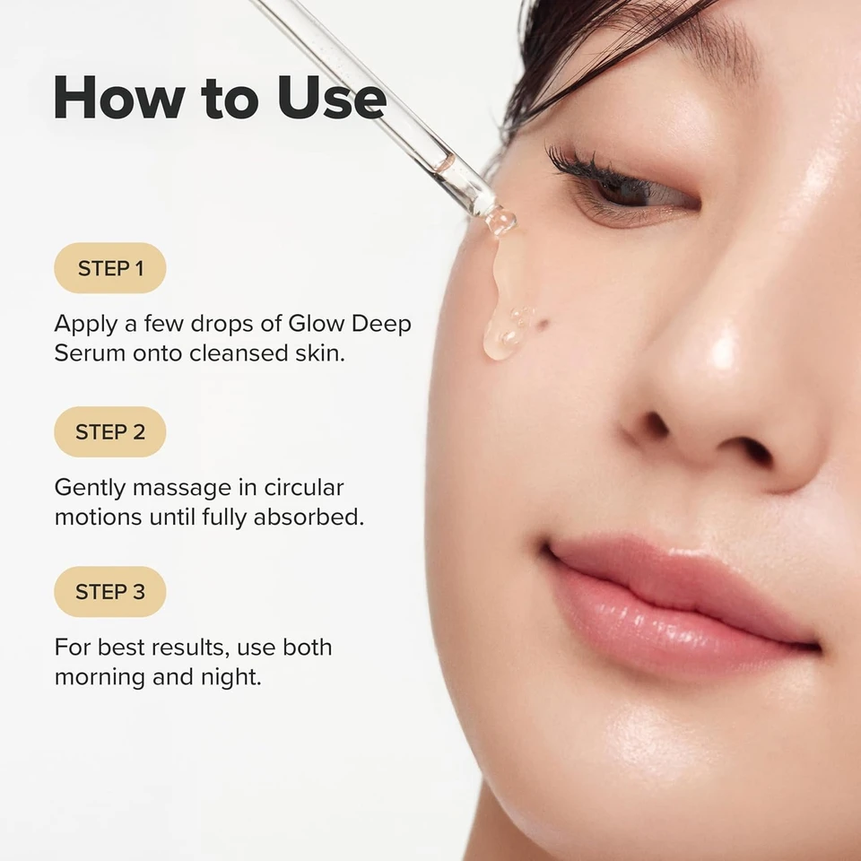 Beauty of Joseon Glow Deep Serum Rice Alpha-Arbutin Face Serum for Dark Spot Discoloration Correction for Uneven Dull Skin Tone Daily Korean Skin Care for Men and Women 30ml
