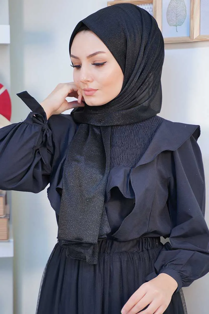 شال شيفون مقصب