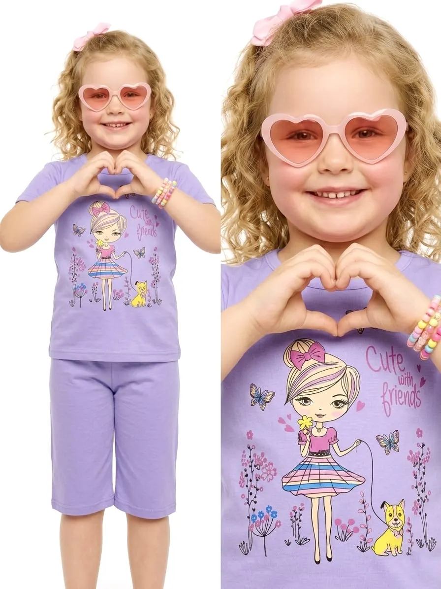 بيجمة الدلع الصيفية للبنات 🎀