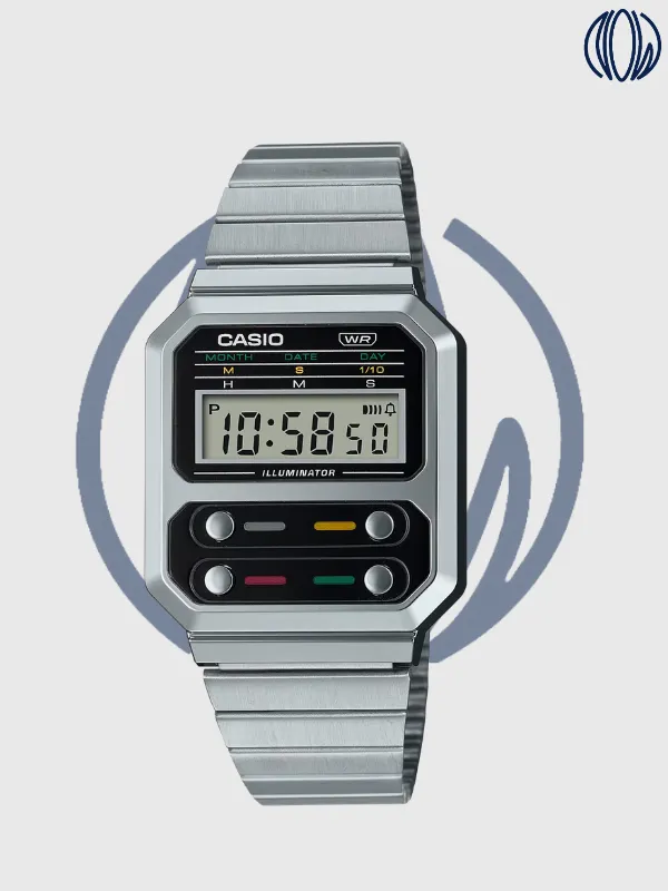 ساعة Casio A100WE-1ADF 