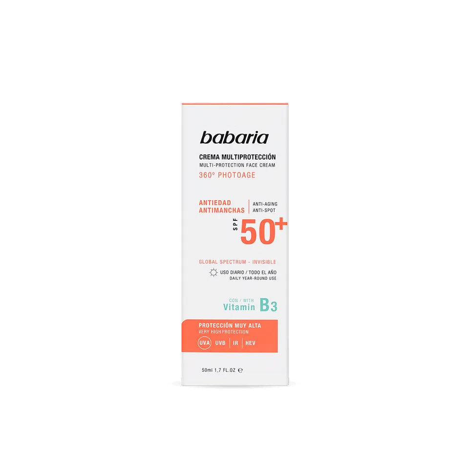 باباريا كريم الوجه متعدد الحماية SPF50+