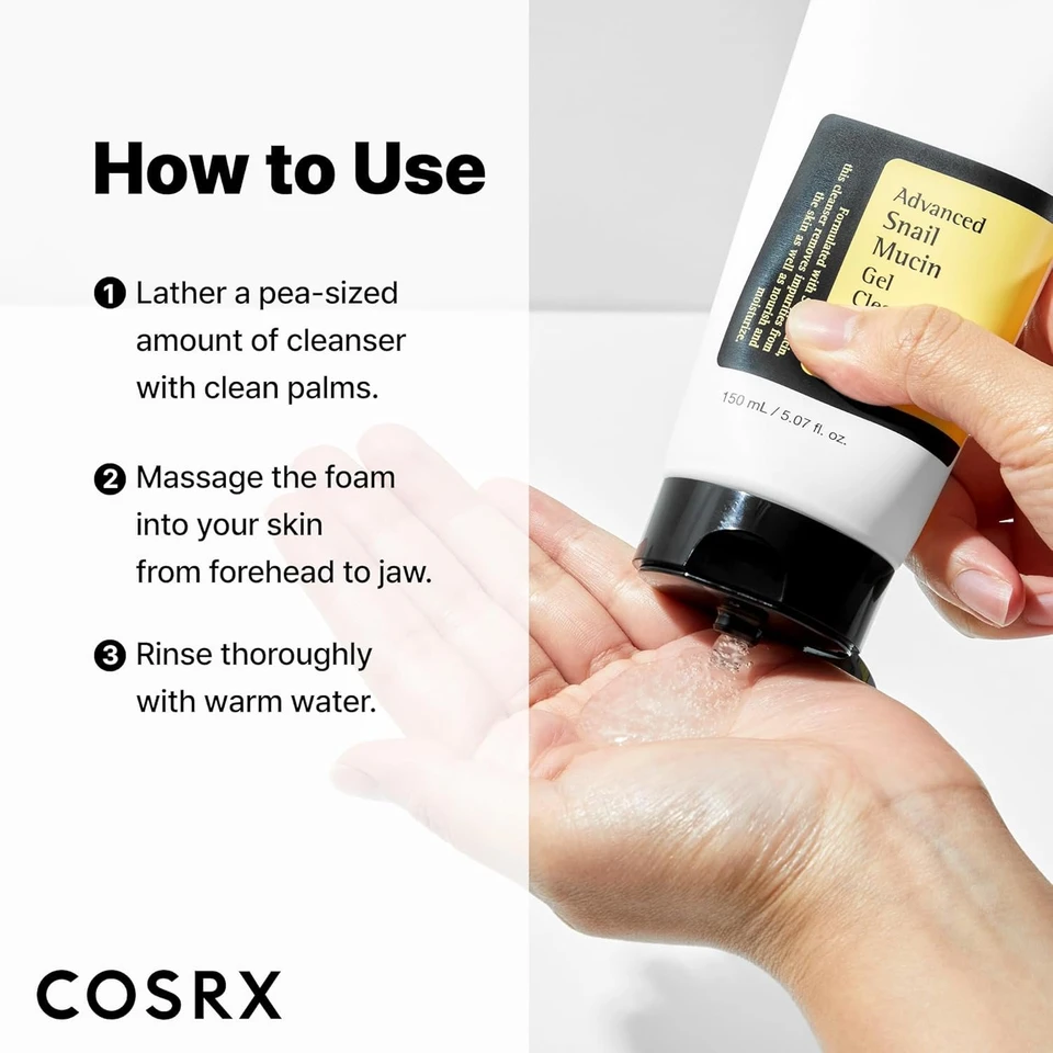 Cosrx Advanced Snail Mucin Gel Cleanser 150 Ml