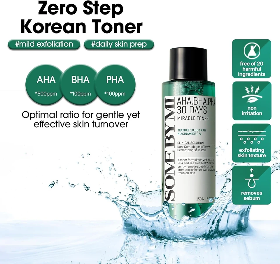 Some By Mi AHA-BHA-PHA 30 Days Miracle Face Toner | 150ml