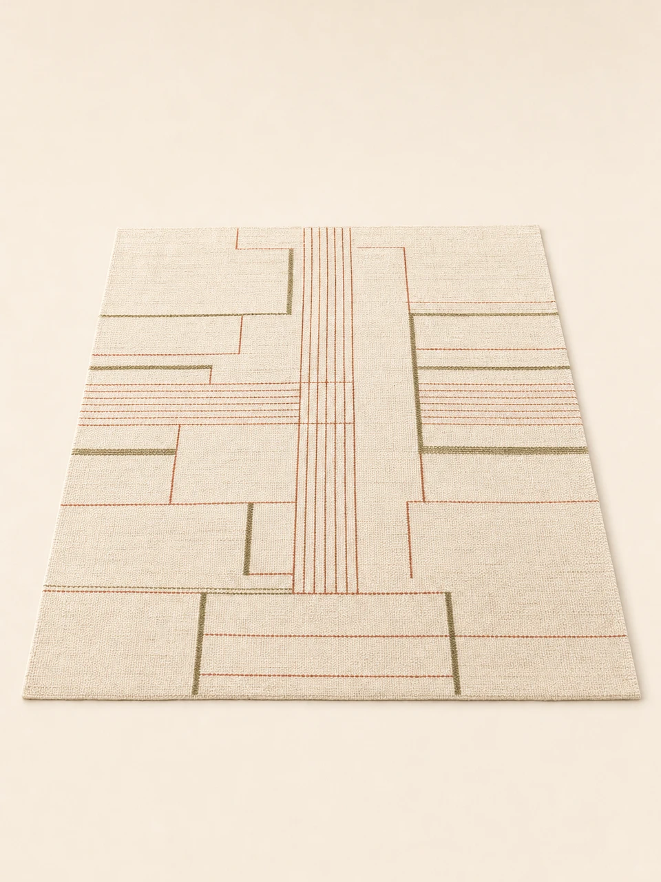 سجادة صوف منسوجة يدويًا، 200 × 300 سم