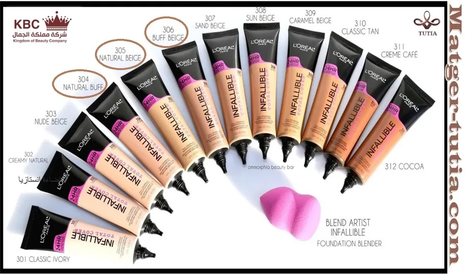 فاونديشن لوريال إنفاليبل توتال كوفر