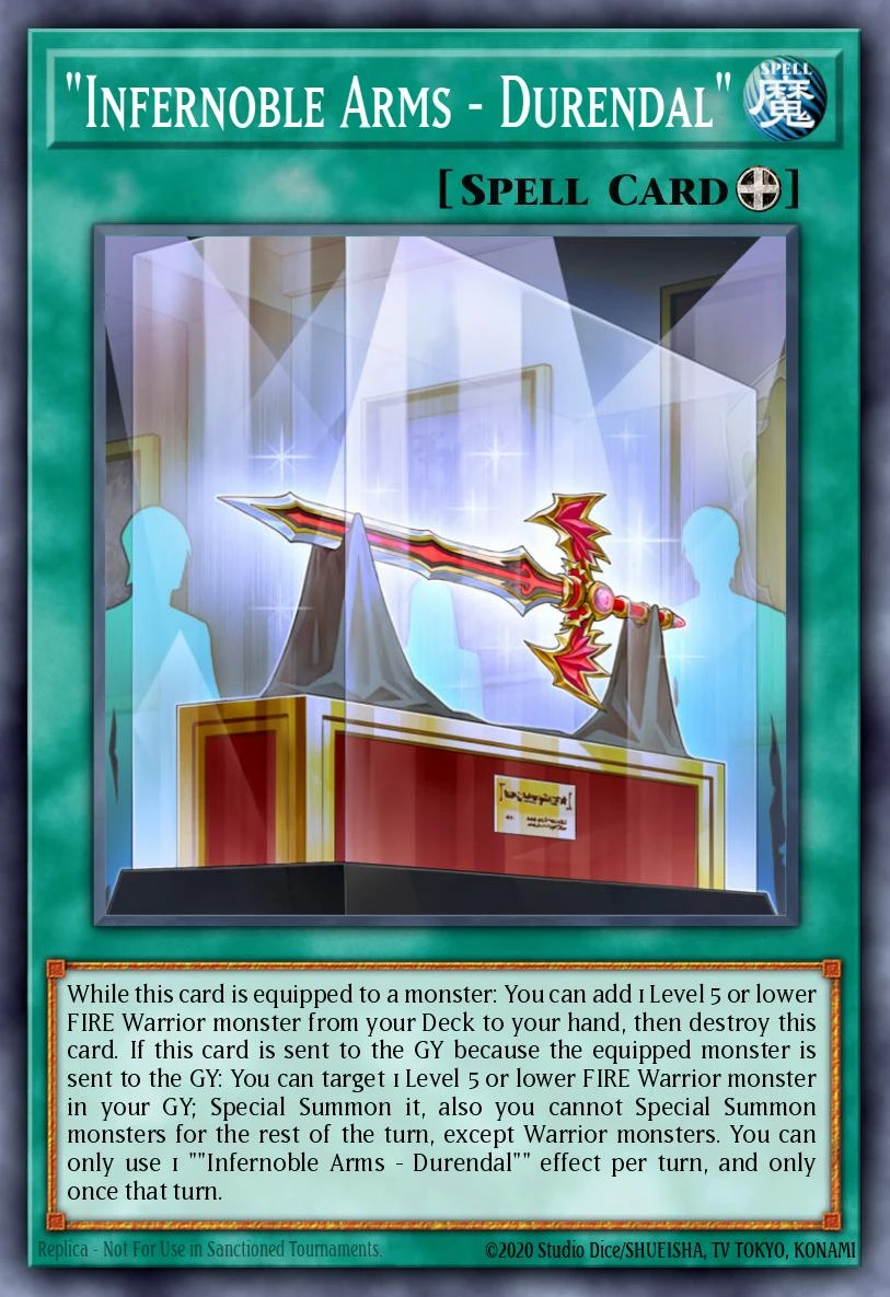 "Infernoble Arms - Durendal" - AMDE-EN042 - Rare - 1st Edition