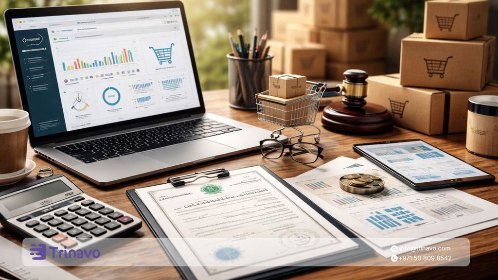 السجل التجاري والاسم التجاري للمتاجر الإلكترونية