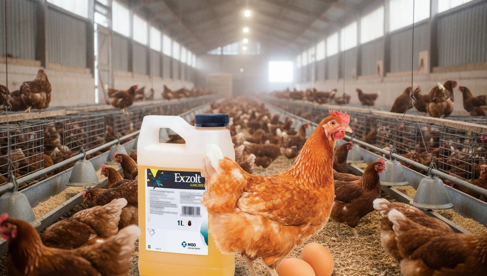 دواء إكسزولت (Exzolt) 📌 كيفية استعمال دواء Exzolt لعلاج الفاش (الحلم الأحمر) عند الطيور الصغيرة و الدواجن 