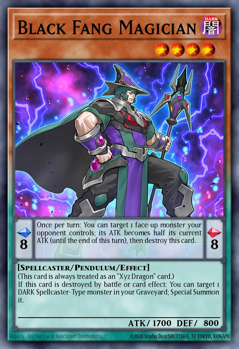 Black Fang Magician - PEVO-EN004 - Ultra Rare - 1st Edition