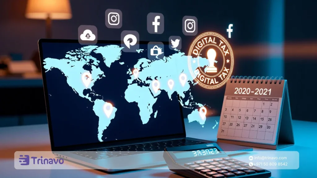 توسّع الأنظمة الضريبية الرقمية عالمياً (2020-2021)