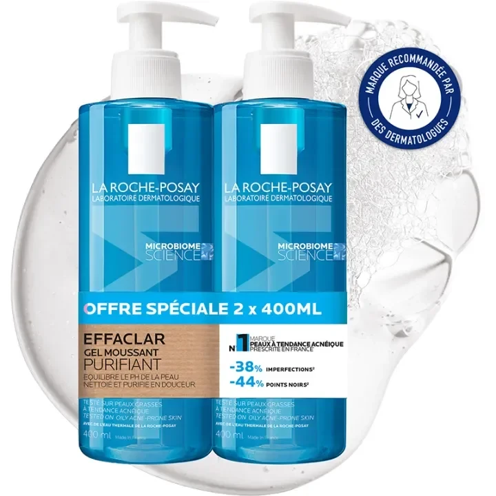 La Roche-Posay Effaclar Purifying Foaming Gel Cleanser for Oily Skin 400mL