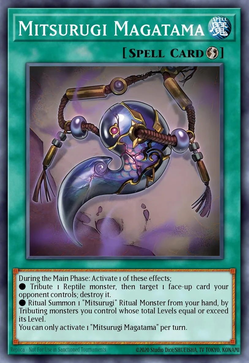 Mitsurugi Magatama - ALIN-EN094 - Super Rare - 1st Edition