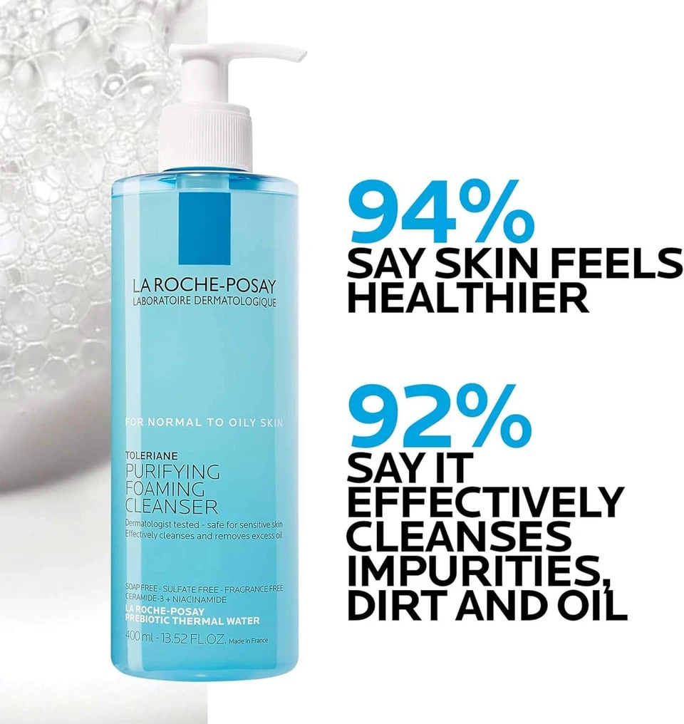 La Roche-Posay Toleriane Face Wash Cleanser 400ml