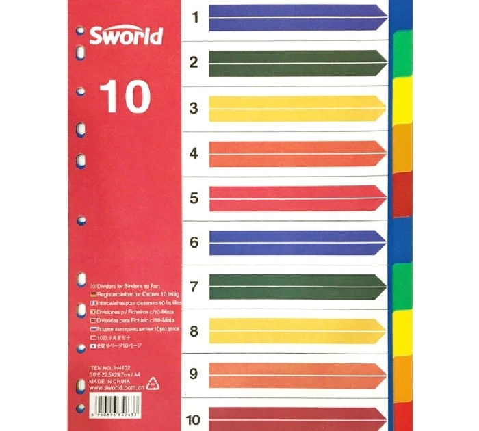 File Divider Ruler ruby - File Divider 10 Pcs