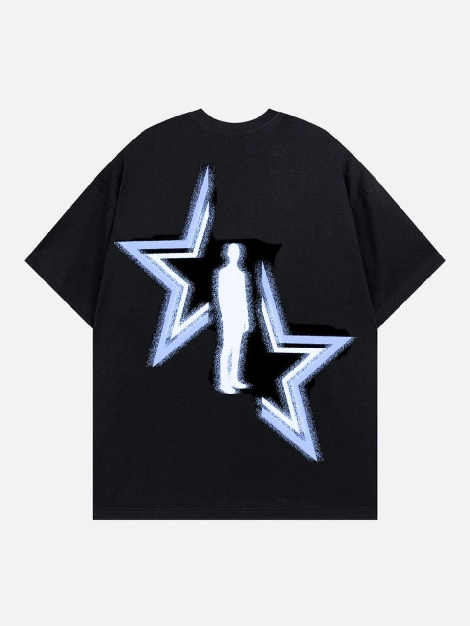 One in 1 star black oversized fit
