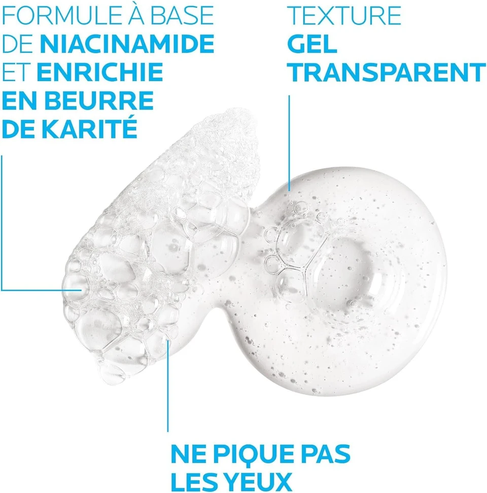 La Roche Posay Lipikar Gel Lavant Skin Soothing Gentle Shower Gel for Dry Sensitive Skin with Niacinamide Daily Cleansing 750 ml