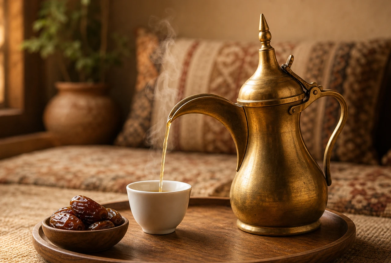 آداب تقديم القهوة العربية