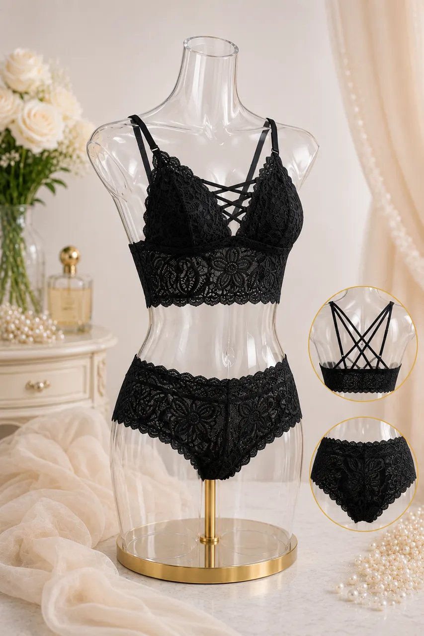 طقم داخلي دانتيل