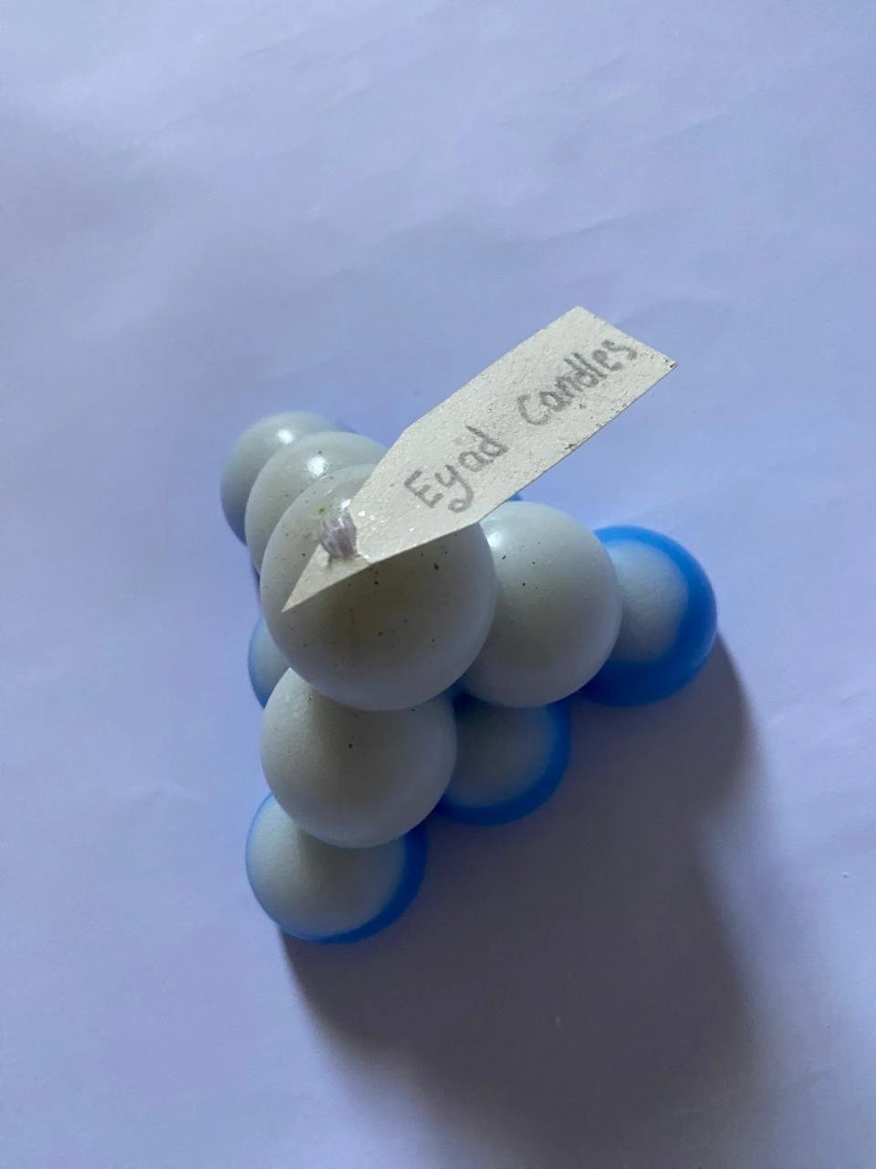 Pyramid Bubble Candle