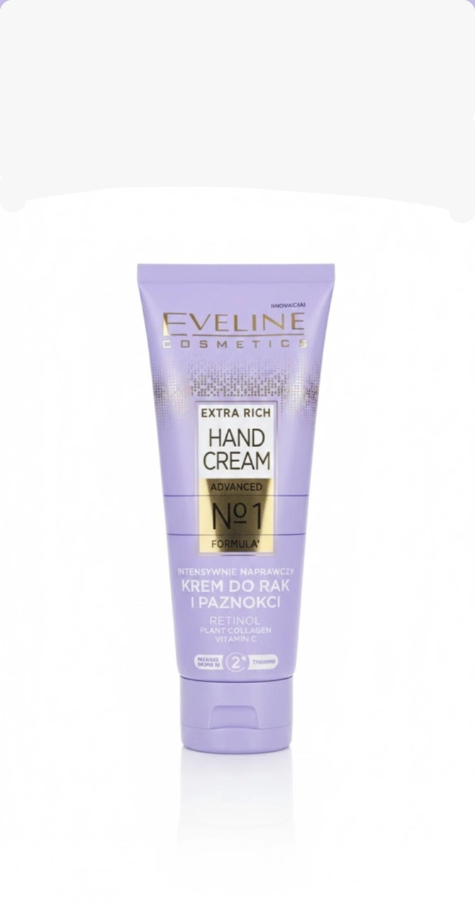 كريم اليدين الغني جدًا المتطور رقم 1 – إيفلينEveline Cosmetics Extra Rich Hand Cream Advanced No.1 – Eveline Cosmetics