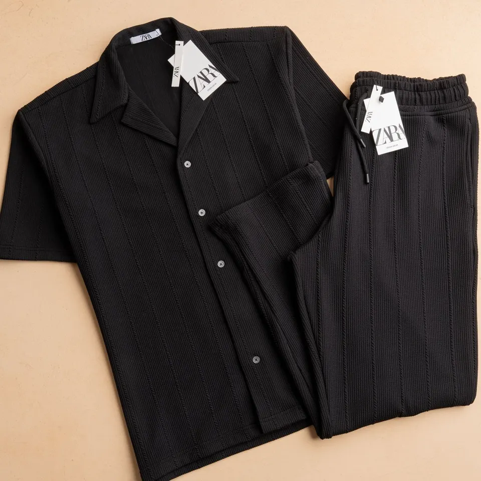 ZARA Jakar suit قميص وبنطلون PRE3