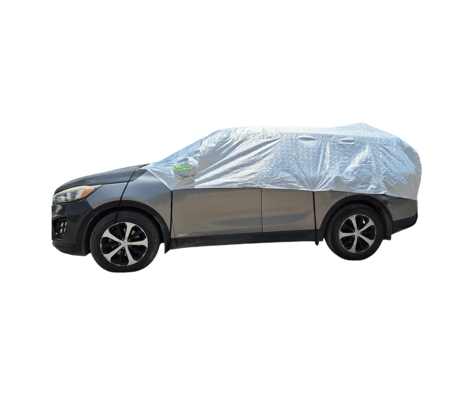 Half car tarpaulin