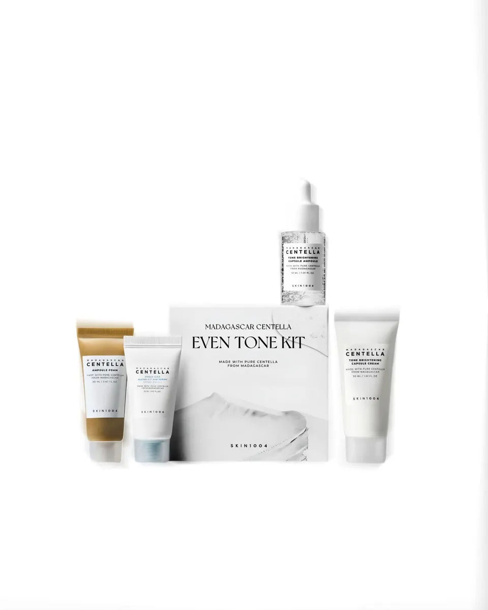 Skin 1004 centella even tone kit حجم صغير 