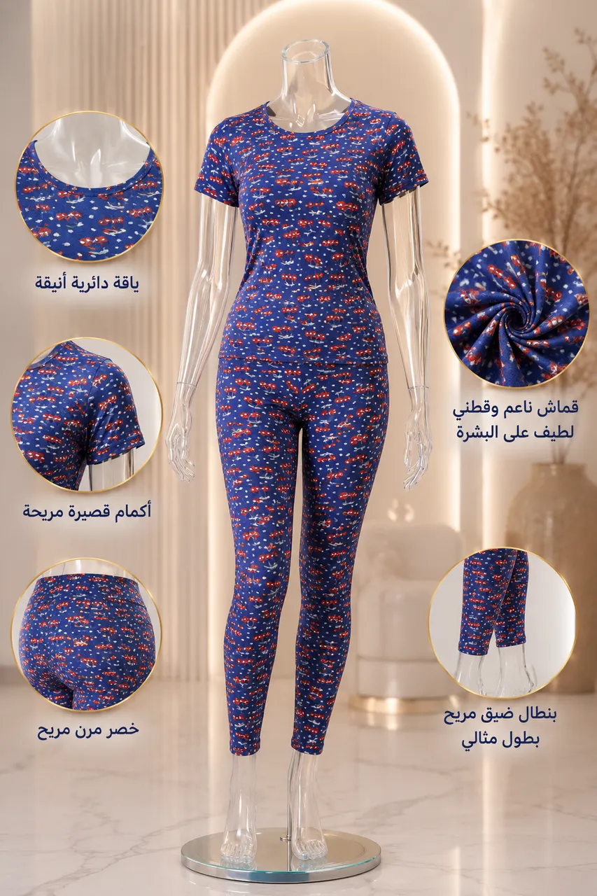طقم زبدة أصلي نص كم 