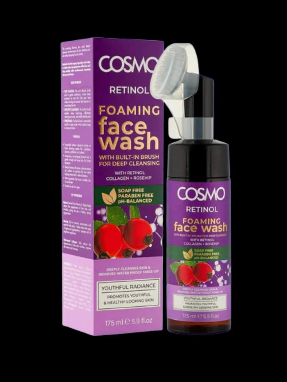 كوزمو غسول رغوي للوجه بالريتنول - 175 مل
