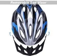 خوذة مع نظارة وضوء خلفى