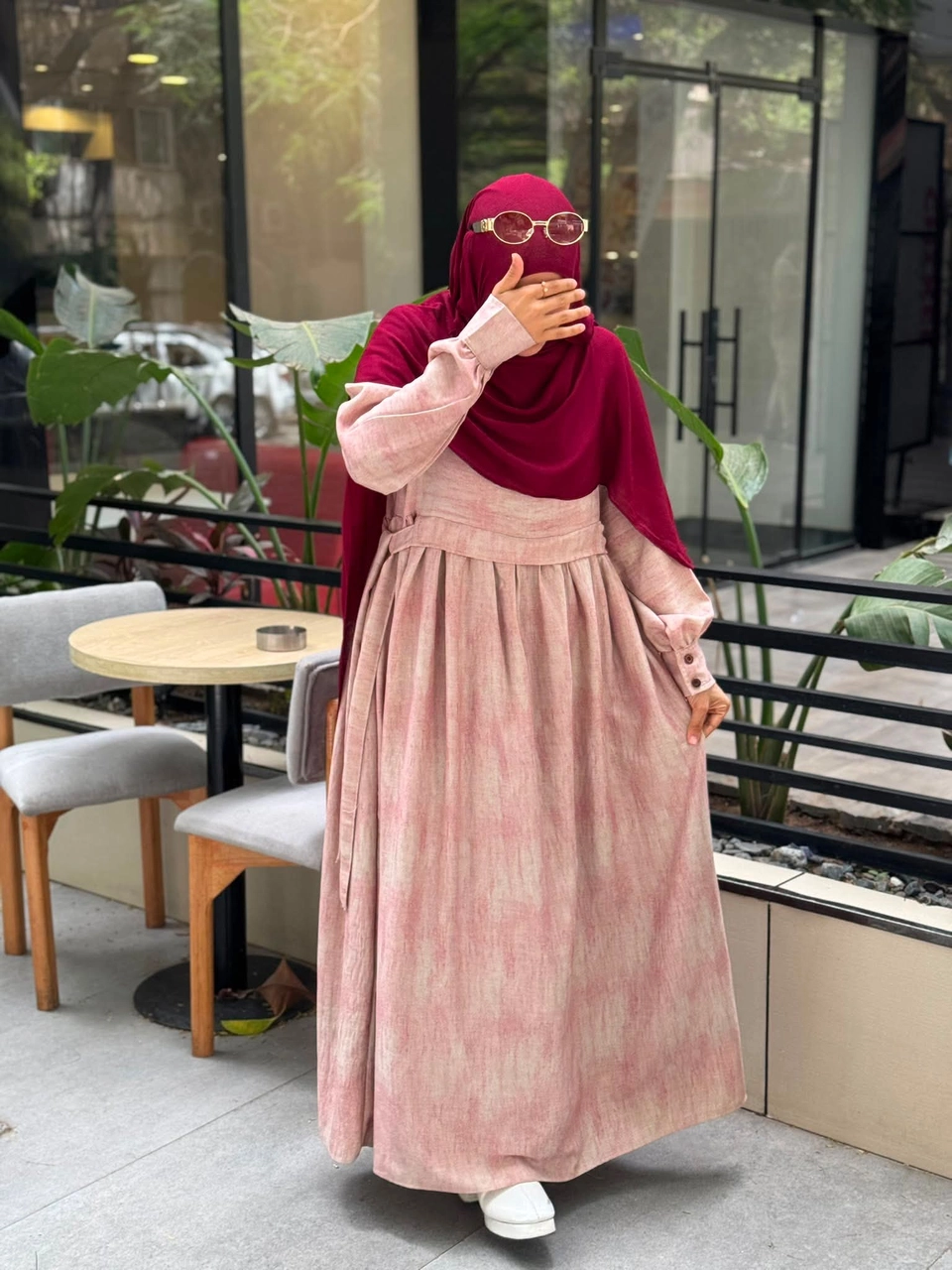فستان ورد 🌸