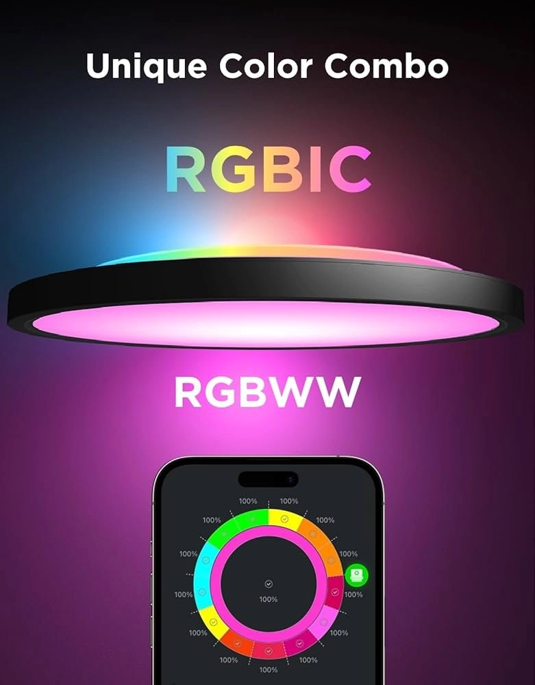 Govee Smart Ceiling Lights Black
