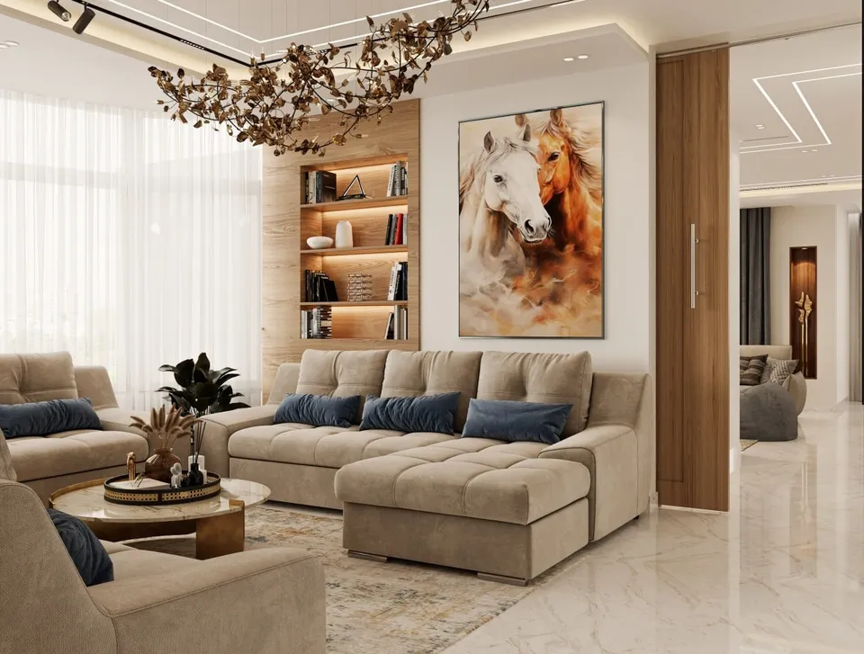 تصميم ثلاثي الابعاد مودرن 
