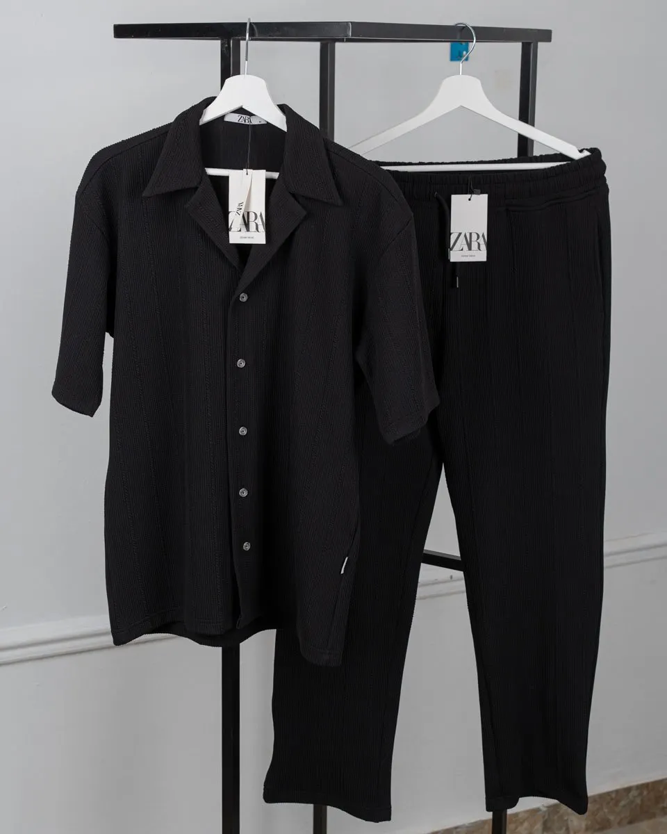 ZARA Jakar suit قميص وبنطلون PRE3