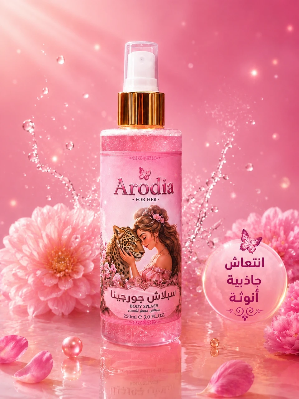 🚀أنوثة مغرية – معطر وملمع للجسم 250 مل🔥🌷