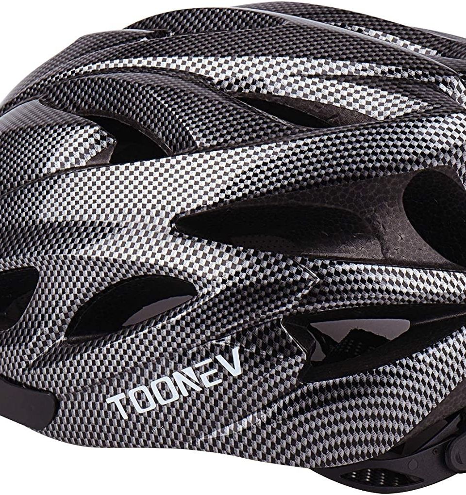 خوذة الدراجة TOONEV للكبار من الرجال والنساء ، تأتي مع ضوء LED  خفيف الوزن قابل للفصل ، مقاس قابل للتعديل من 54 إلى 62 سم