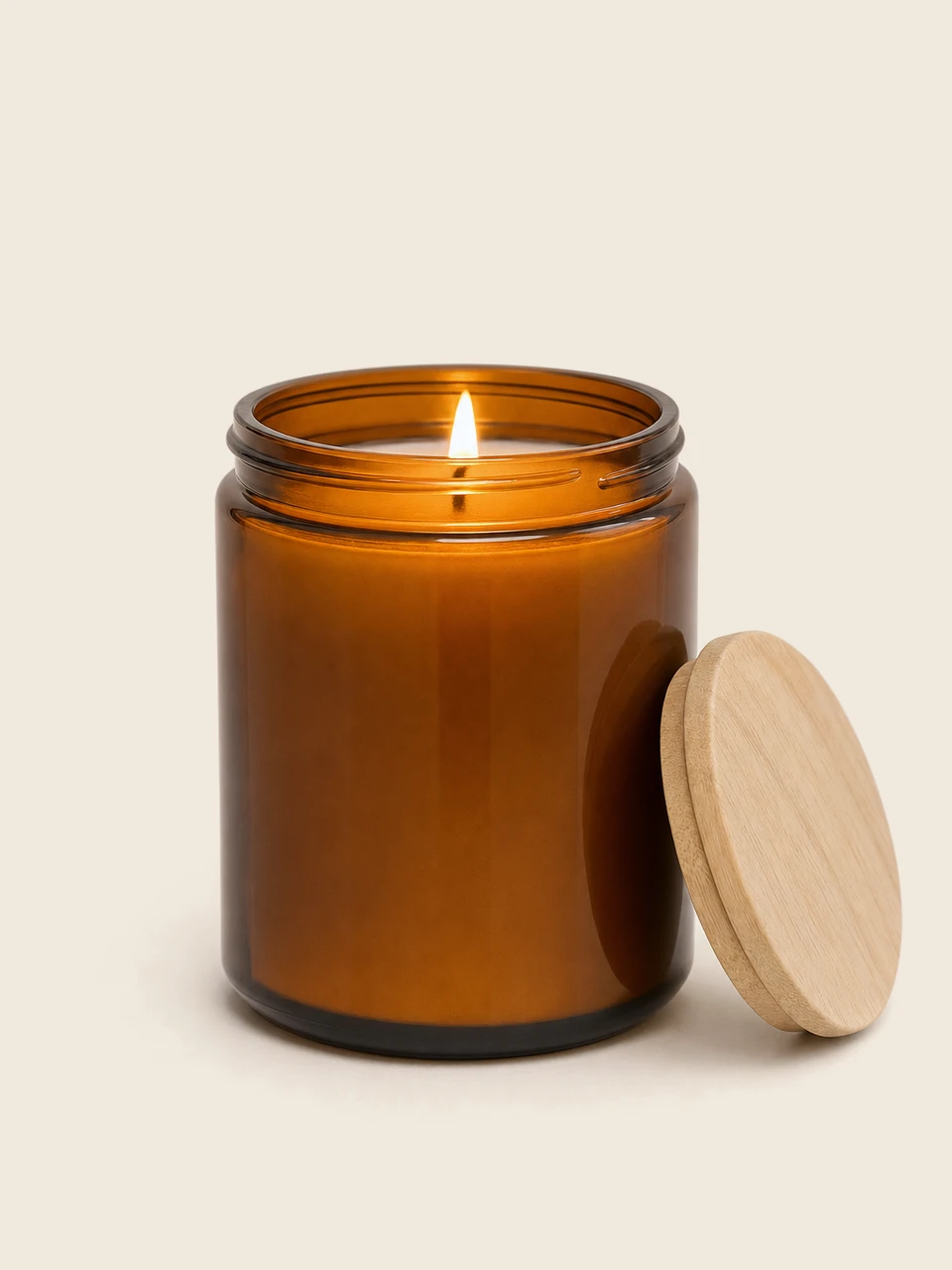 شمعة بعطر الورد