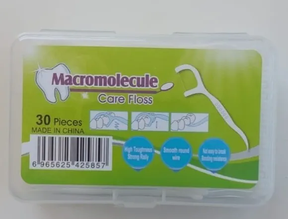 نكاشة اسنان مع خيط 30 قطعة