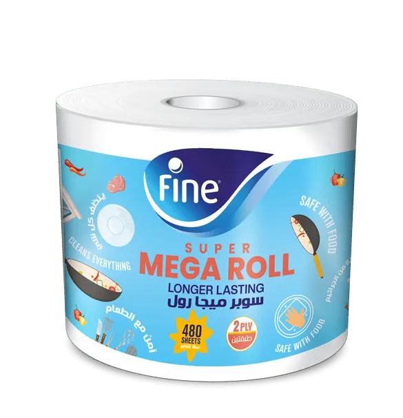 فاين ورق تنشيف طبقتين سوبرميجا 480قطعة