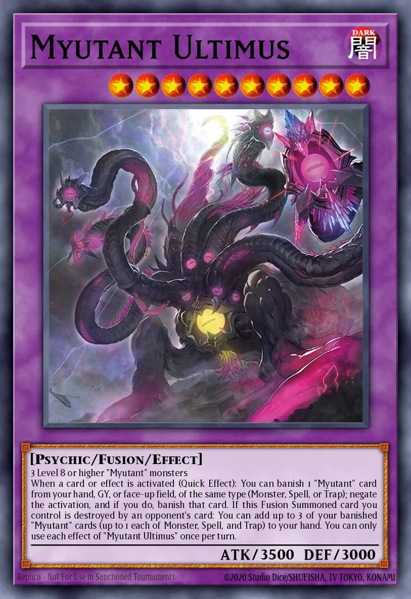 Myutant Ultimus - PHRA-EN091 - Secret Rare - 1st Edition