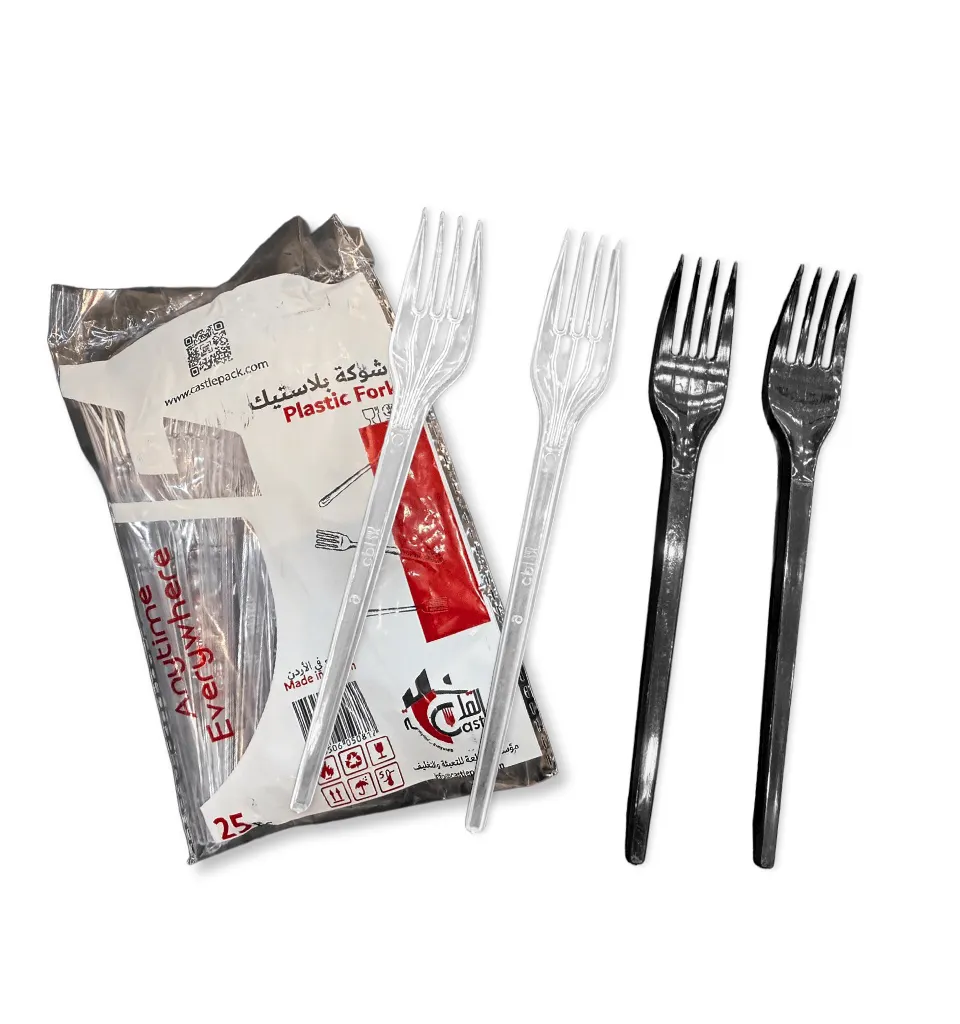 القلعة شوك بلاستيك 25 قطعة