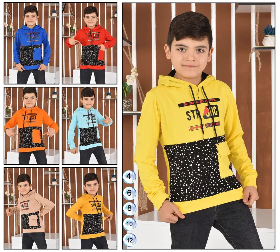 بلوزة صبياني ربيعية