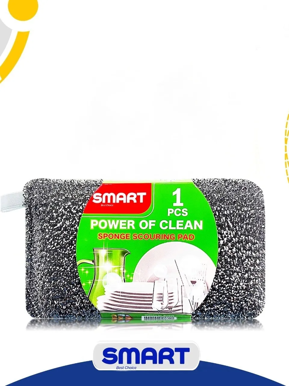 إسفنجة التنظيف باور أوف كلين من سمارت 1 قطعة