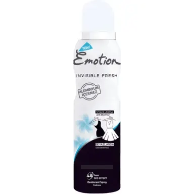 ايموشن مزيل عرق سبراي INVISIBLE FRESH
