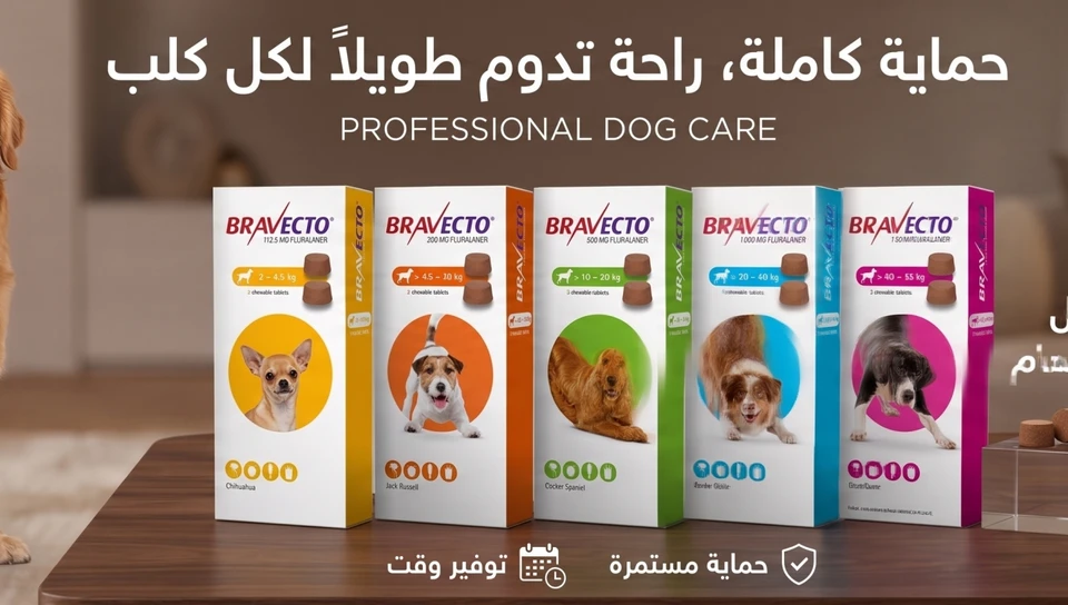  أقراص برافيكتو للمضغ للكلاب 