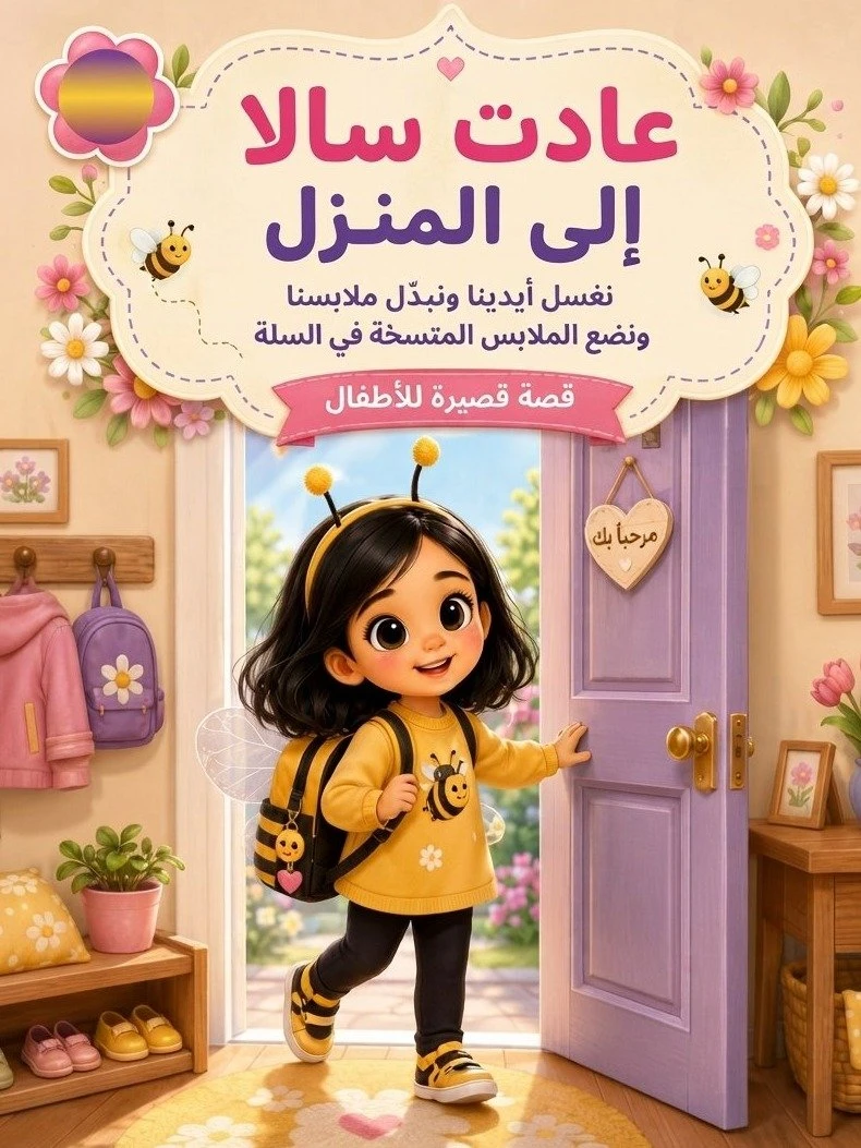 📚 الكتاب الاول :عادت سالا الى المنزل من سلسلة عادات سالا اليومية 