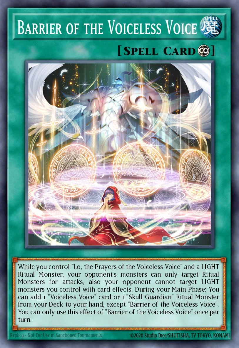 Barrier of the Voiceless Voice - PHNI-EN067 - Super Rare - 1st Edition