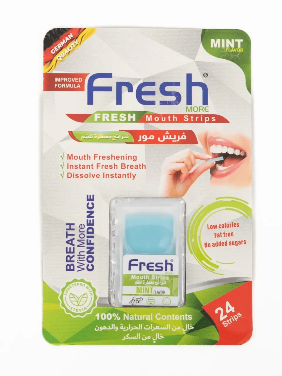 فريش شرائط النعناع المنعشة للفم - 24 شريط